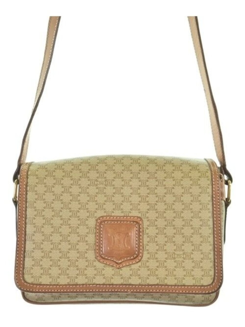 Celine Macadam Pattern Shoulder Bag